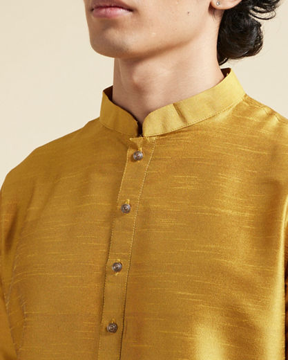 Diwas Men Mustard Magic Kurta Pajama
