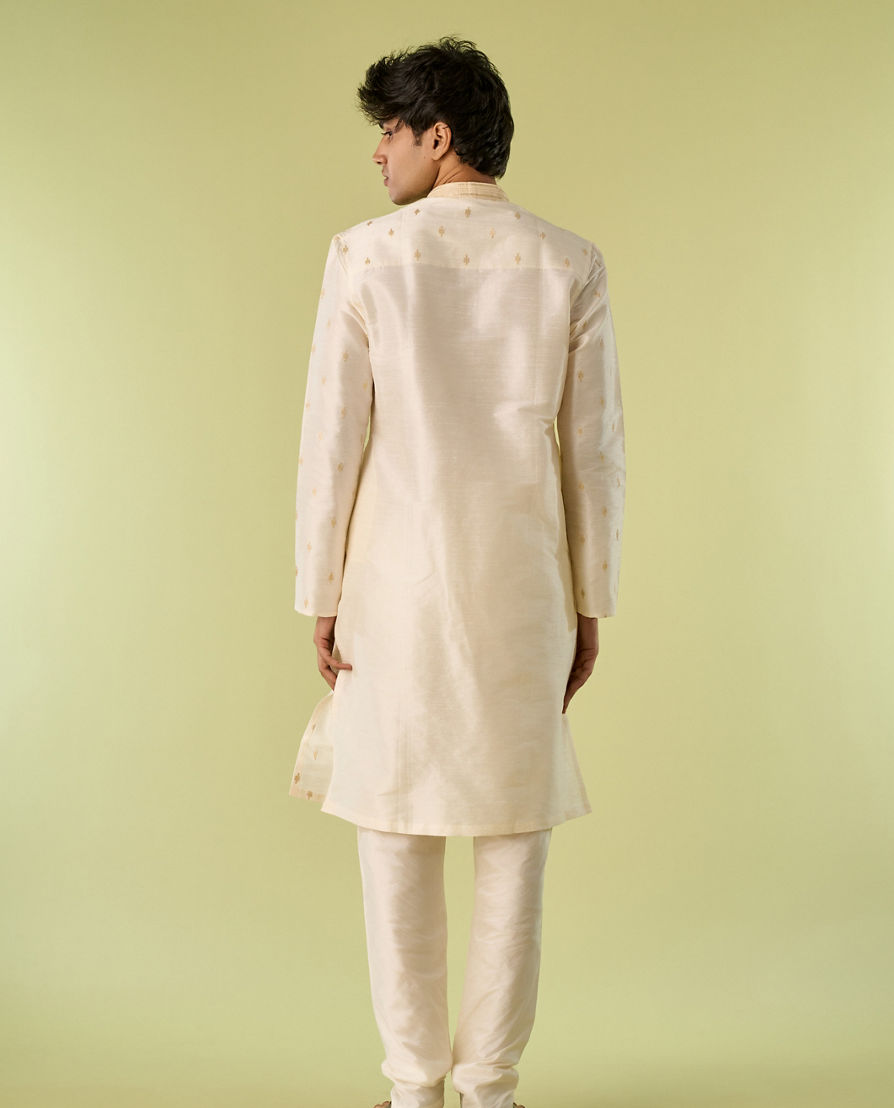 Diwas Men Cream Kurta Pajama Elegance