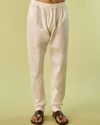 Diwas Men Cream Kurta Pajama Elegance