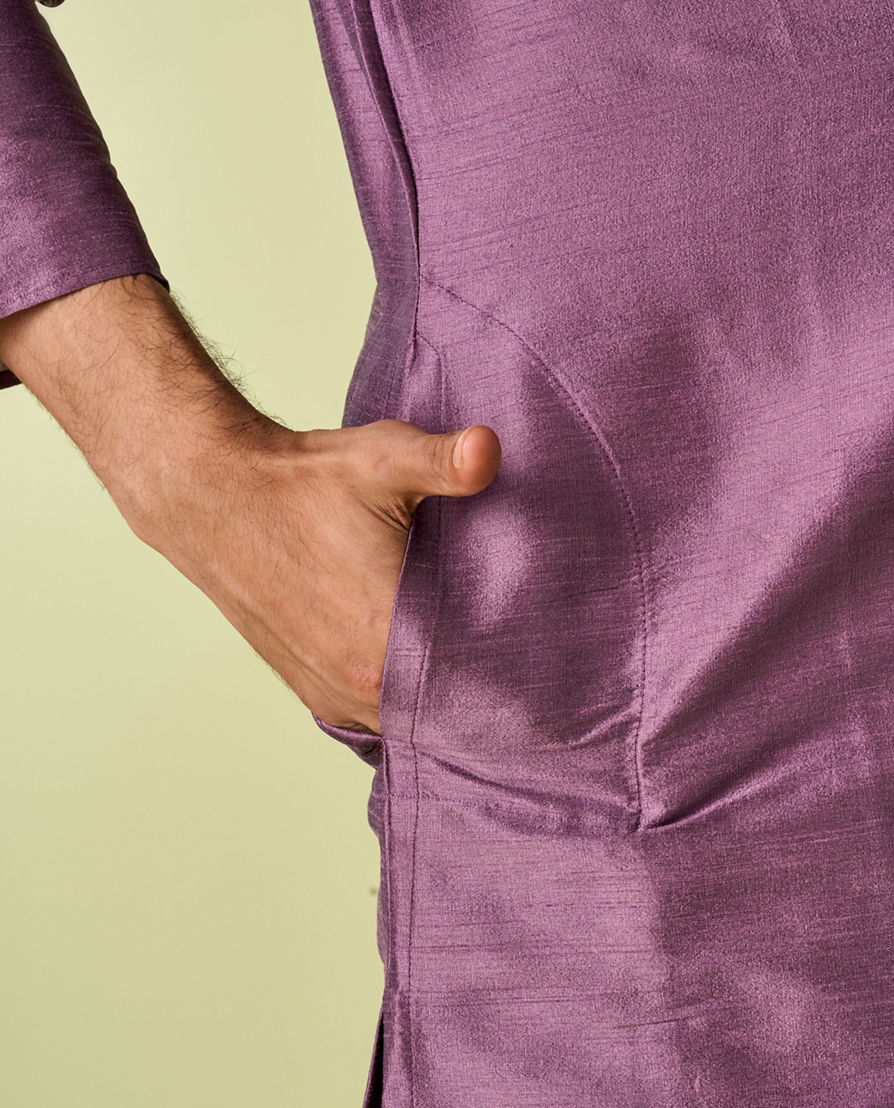 Diwas Men Lilac Symphony Kurta Pajama