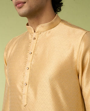 Diwas Men Radiant Beige Elegance Kurta Pajama