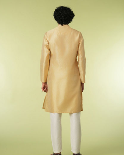 Diwas Men Radiant Beige Elegance Kurta Pajama