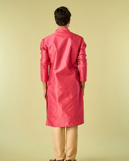 Diwas Men Coral Festivity Kurta Pajama