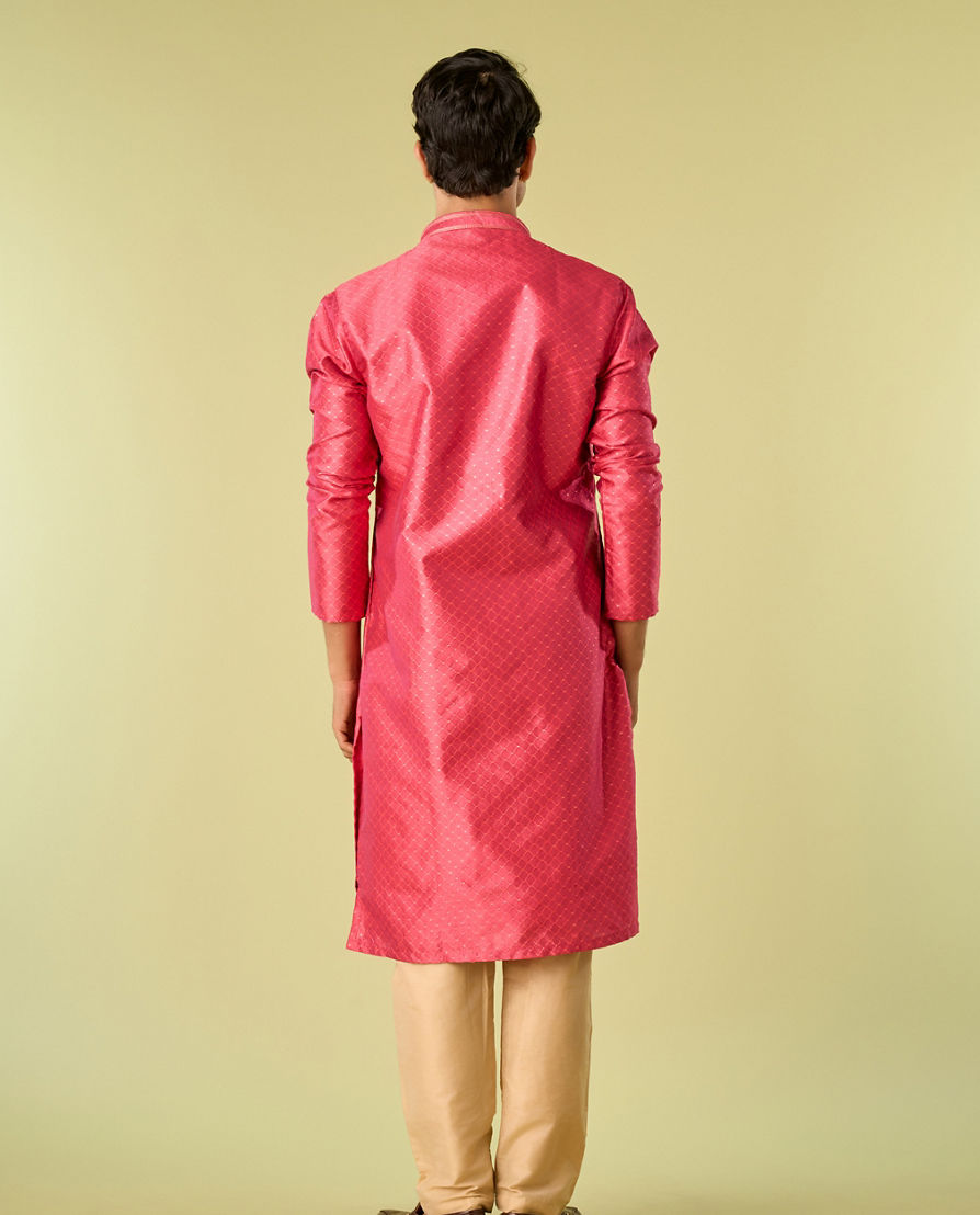 Diwas Men Coral Festivity Kurta Pajama