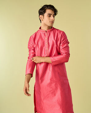 Diwas Men Coral Festivity Kurta Pajama