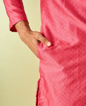 Diwas Men Coral Festivity Kurta Pajama