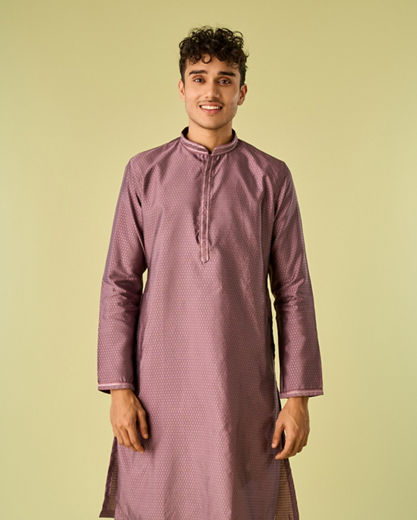Diwas Men Lilac Grace Kurta Pajama Men