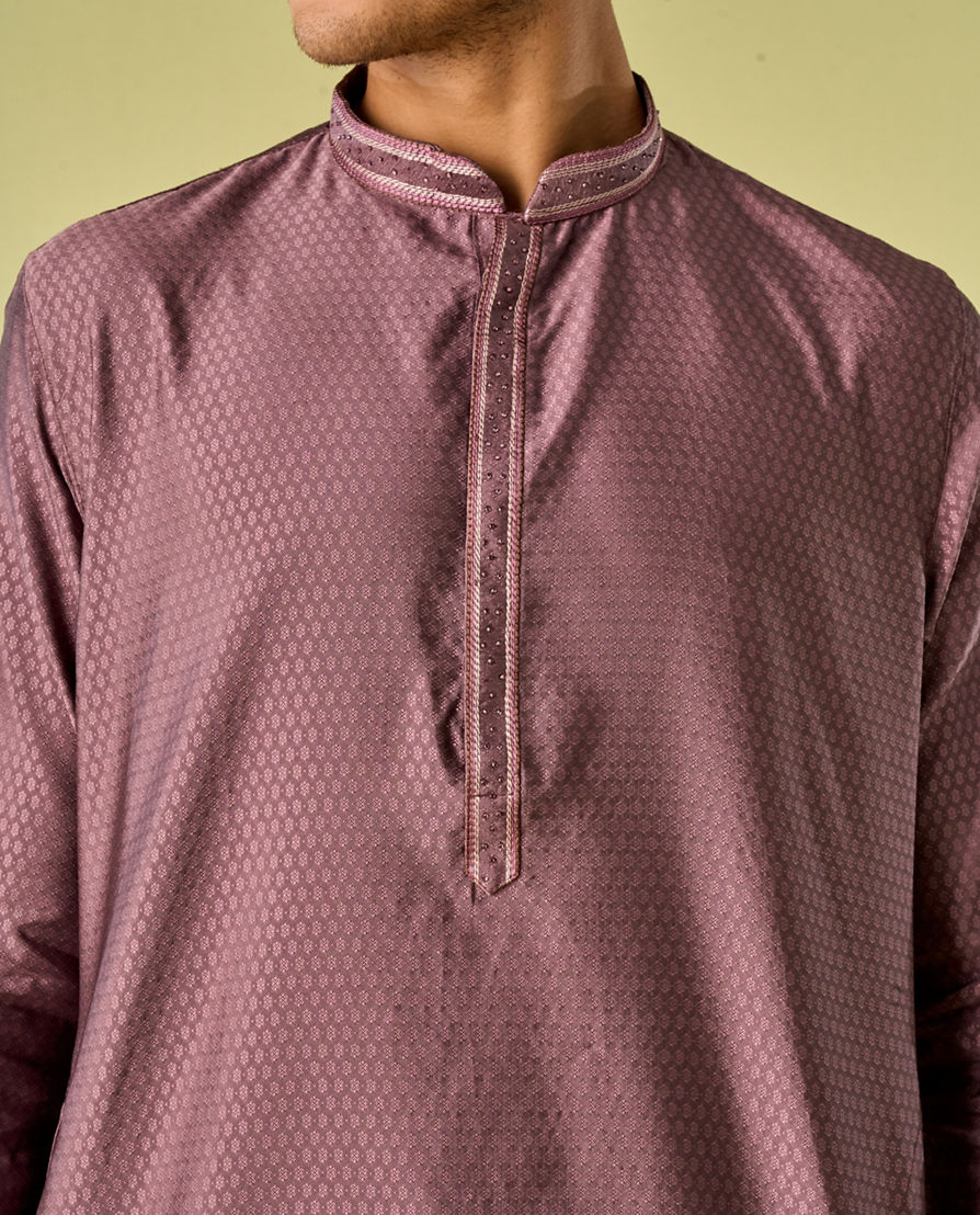 Diwas Men Lilac Grace Kurta Pajama Men