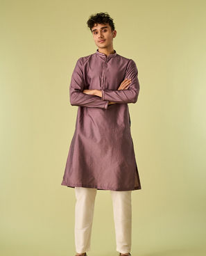 Diwas Men Lilac Grace Kurta Pajama Men