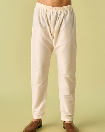 Diwas Men Olive Green Festive Kurta Pajama