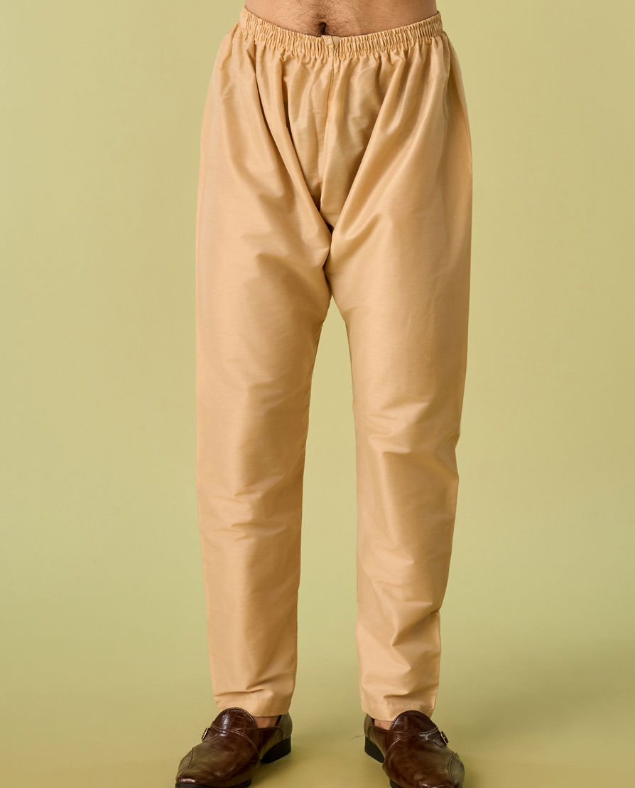 Diwas Men Mehendi Green Elegance Kurta Pajama