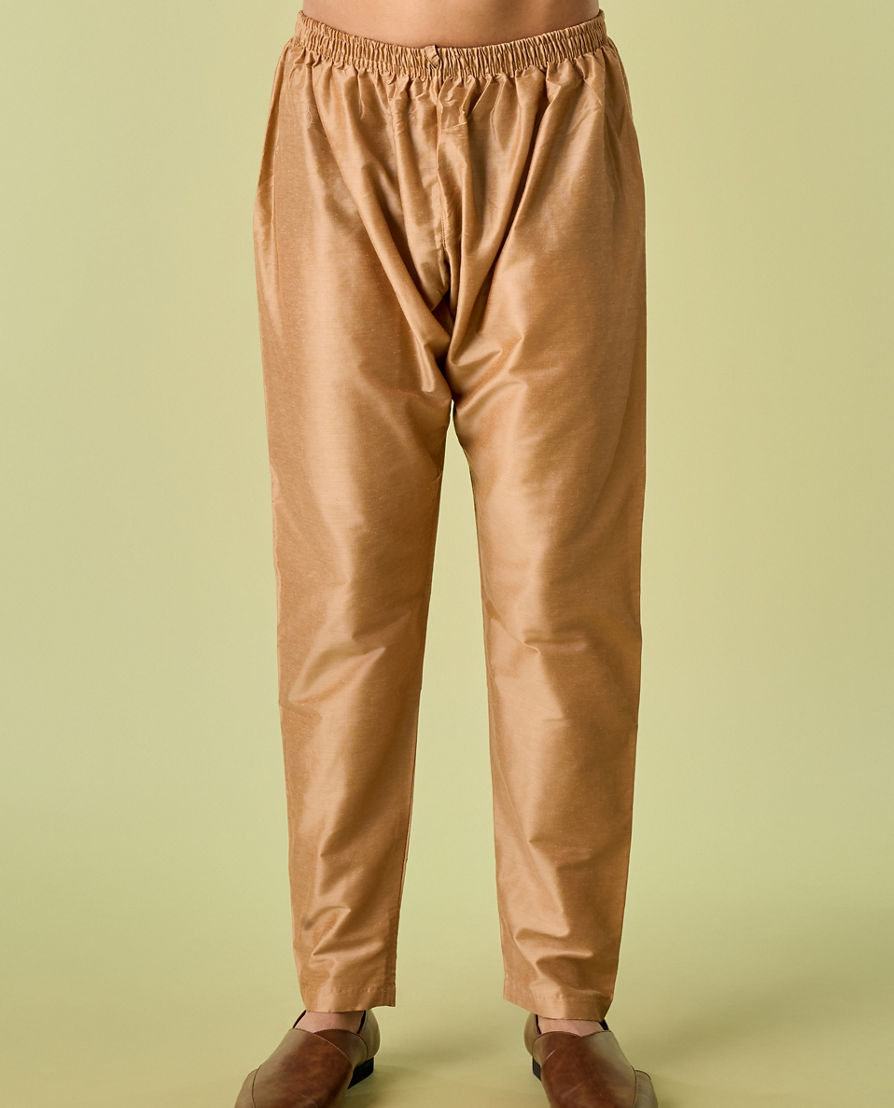 Diwas Men Regal Mustard Kurta Pajama