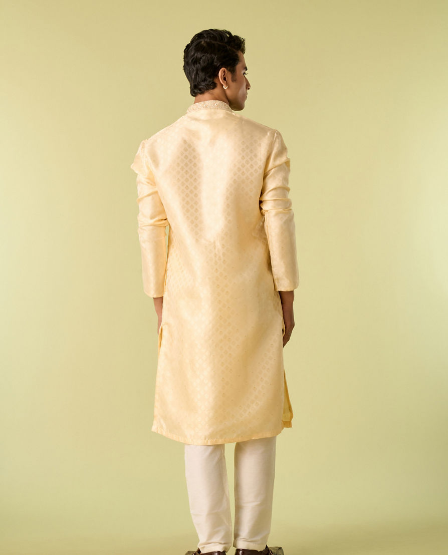 Diwas Men Beige Royal Festivity Kurta Pajama