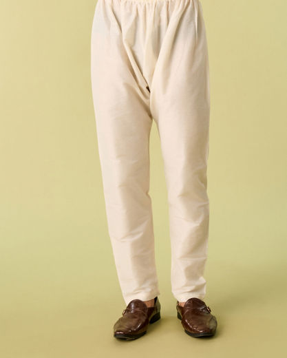 Diwas Men Beige Royal Festivity Kurta Pajama