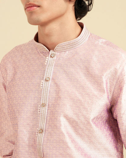 Diwas Men Purple Basic Kurta Pajama