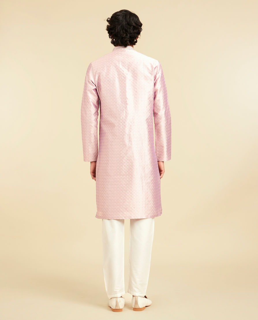 Diwas Men Purple Basic Kurta Pajama