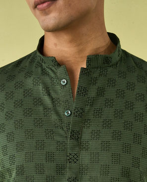 Diwas Men Emerald Elegance Kurta Pajama