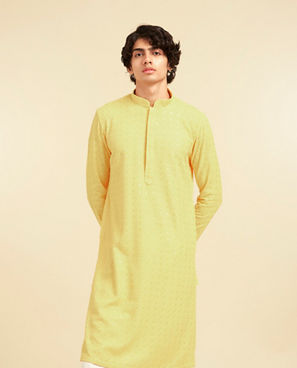 Diwas Men Sunshine Radiance Yellow Kurta Pajama