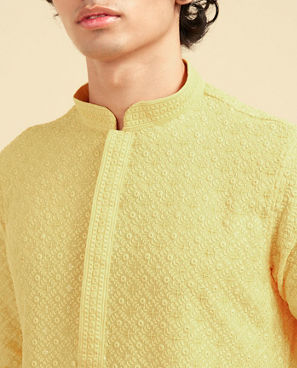 Diwas Men Sunshine Radiance Yellow Kurta Pajama