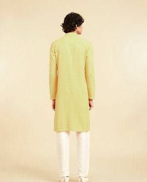 Diwas Men Sunshine Radiance Yellow Kurta Pajama
