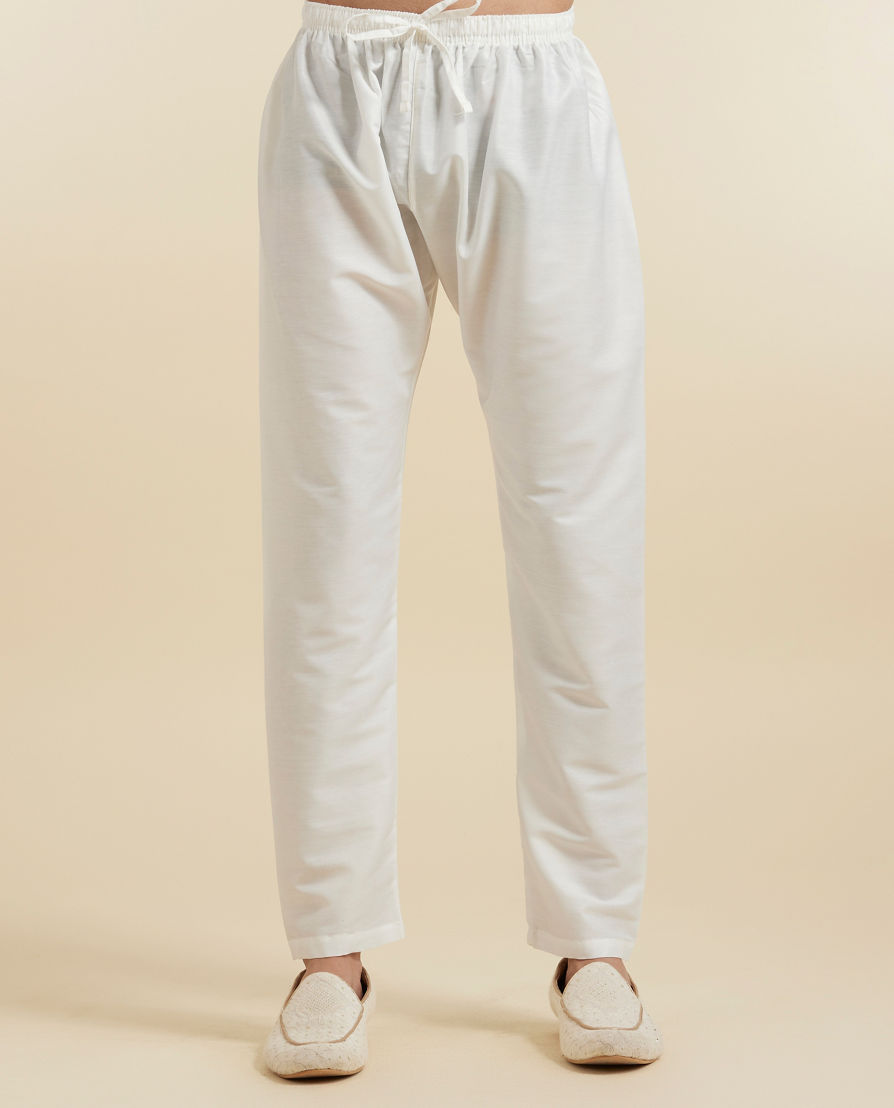 Diwas Men Olive Green Elegance Kurta Pajama