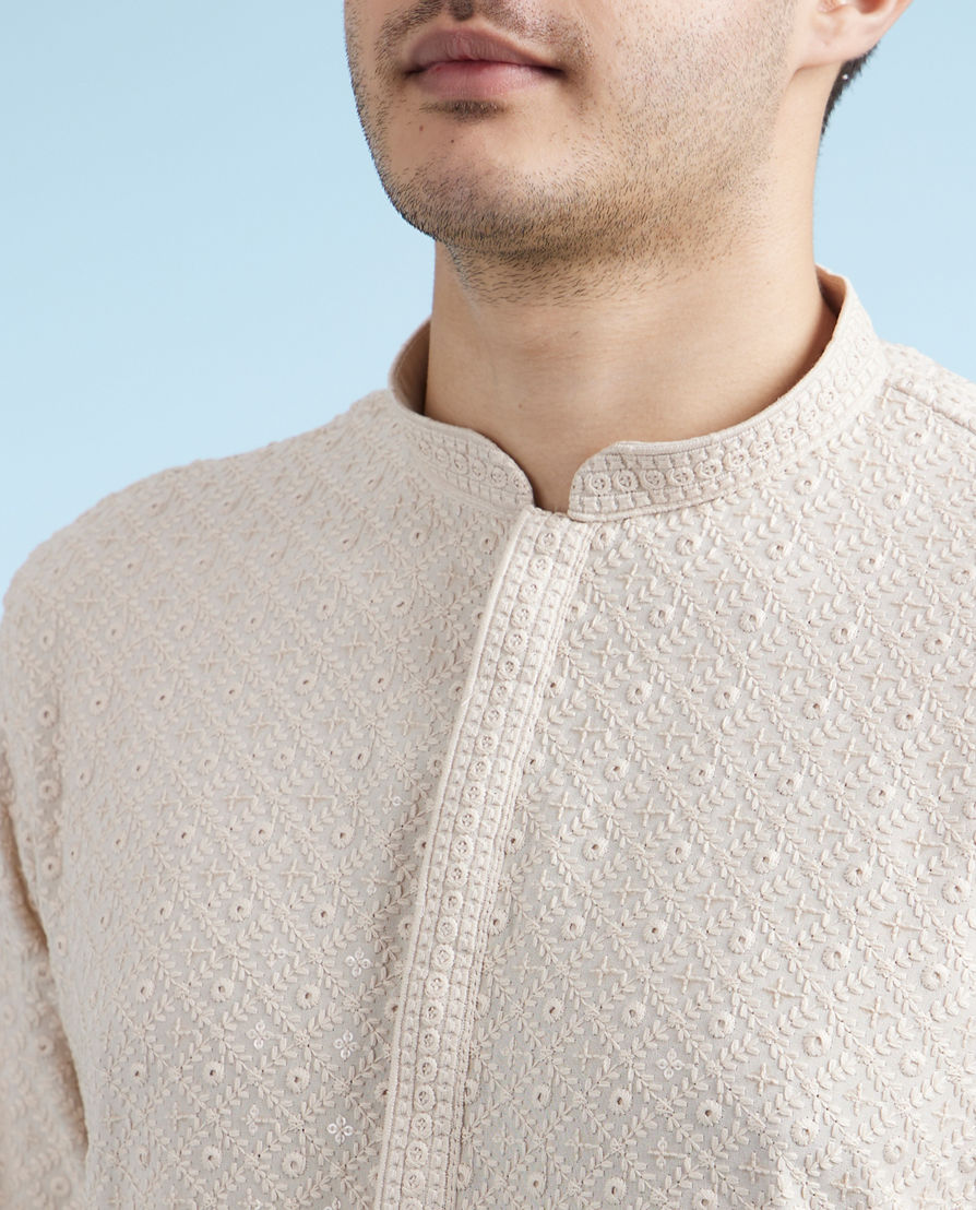 Diwas Men Natural Viscose Kurta Pajama
