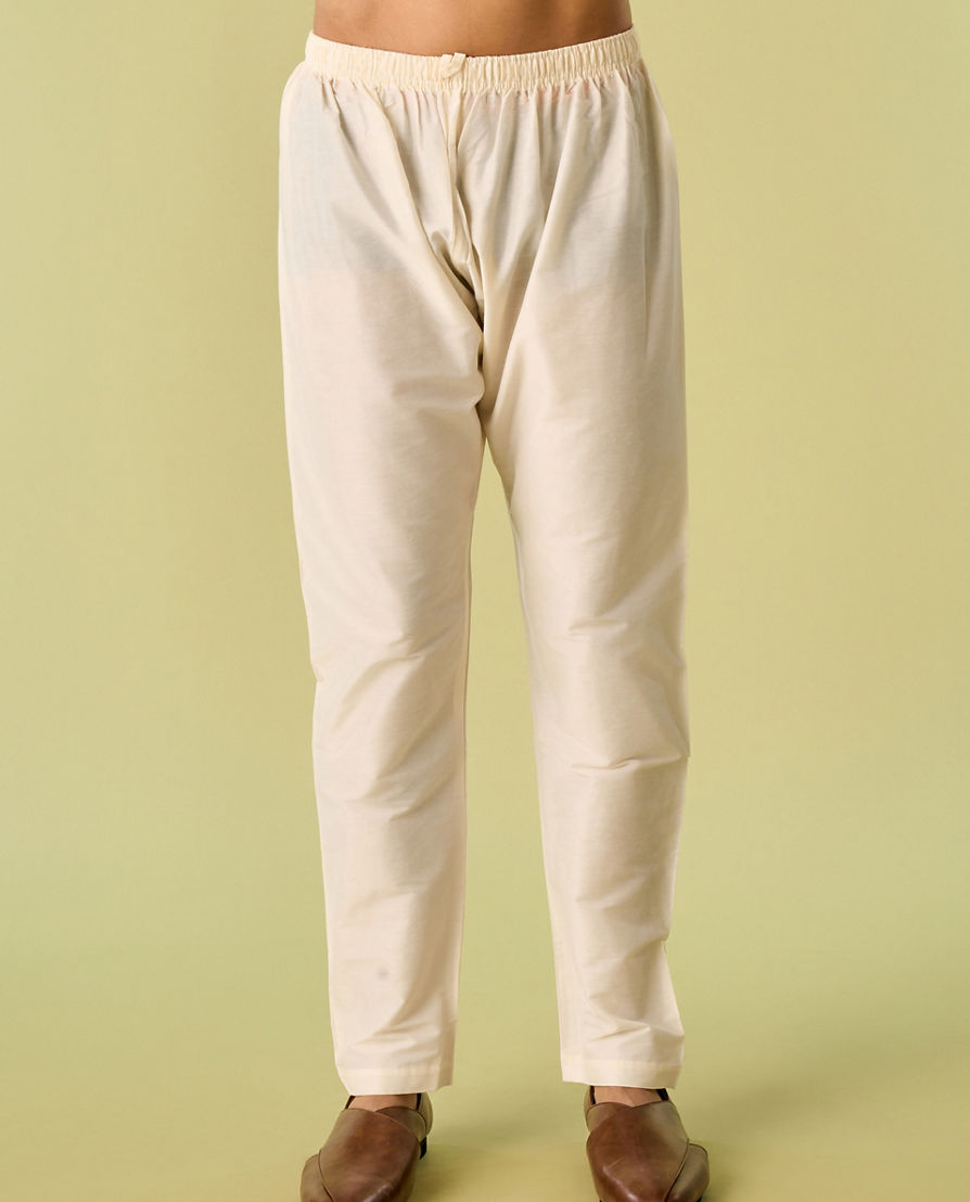 Diwas Men Mellow Yellow Traditional Kurta Pajama