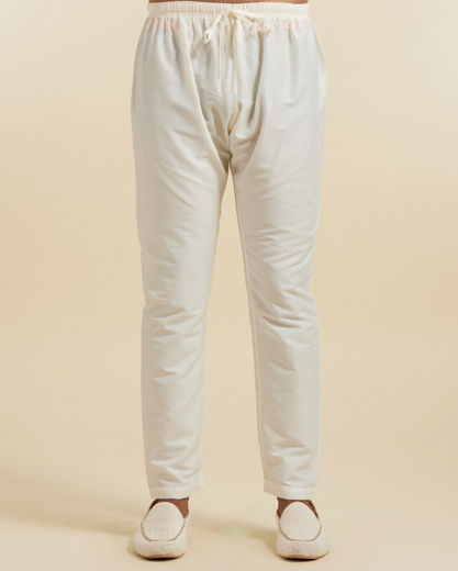 Diwas Men Greyish Blue Vibrance Kurta Pajama