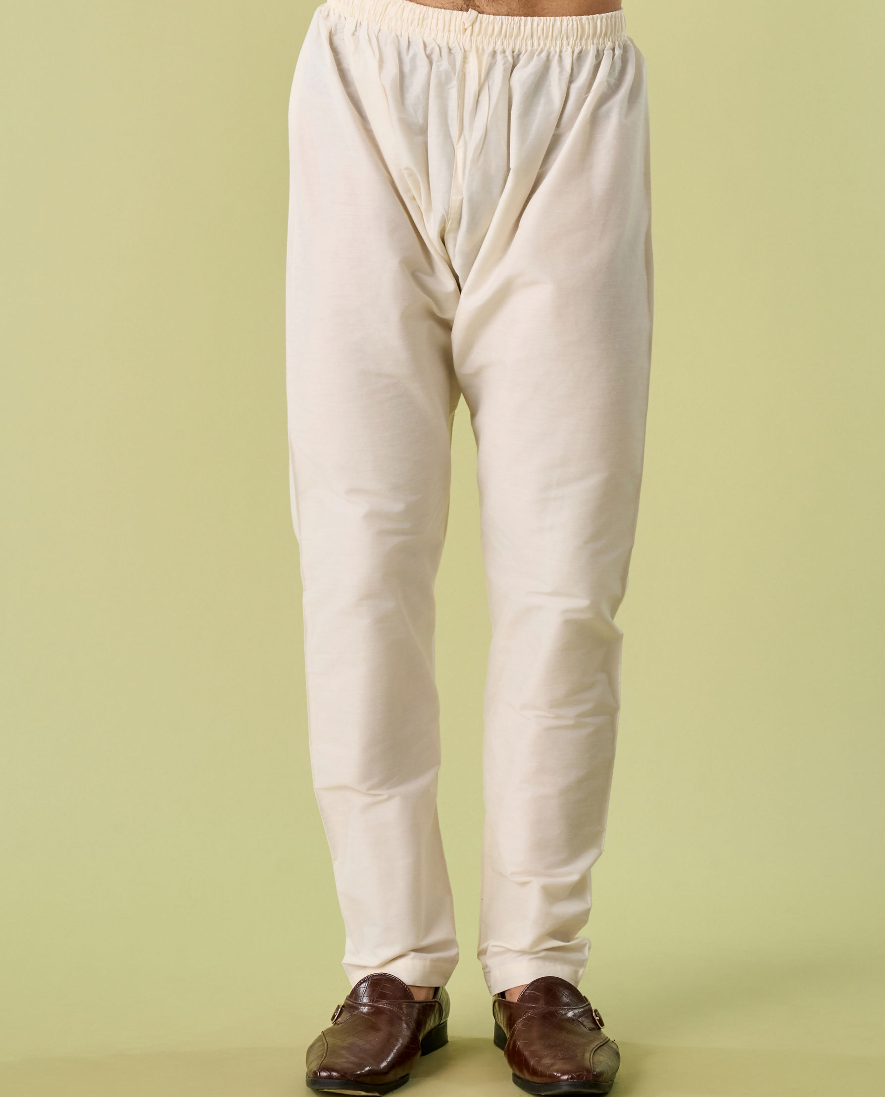 Diwas Men Elegant Cream Celebration Kurta Pajama