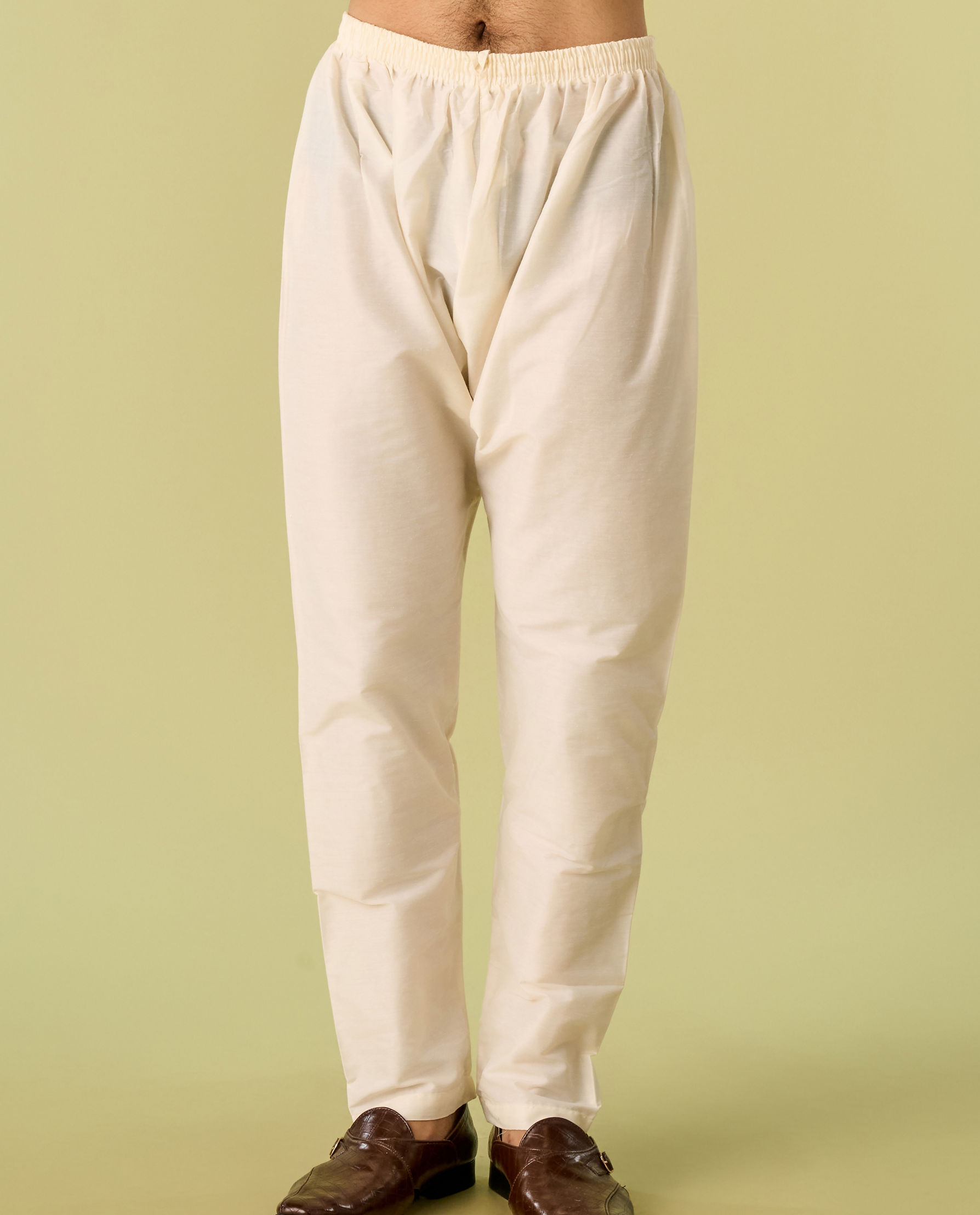 Diwas Men Radiant Yellow Viscose Kurta Pajama