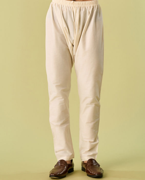 Diwas Men Mustard Kurta Pajama