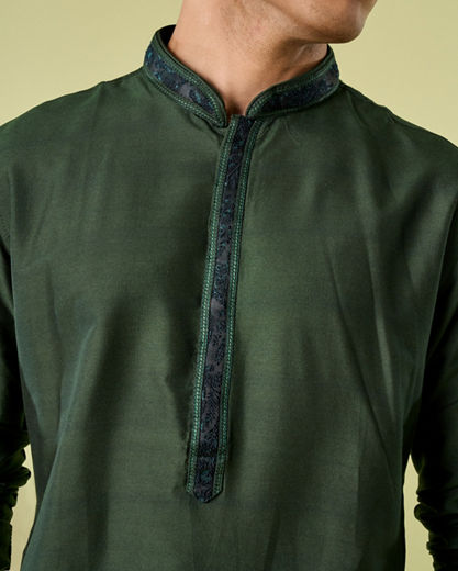 Diwas Men Emerald Enchantment Kurta Pajama