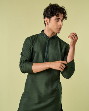 Diwas Men Emerald Enchantment Kurta Pajama