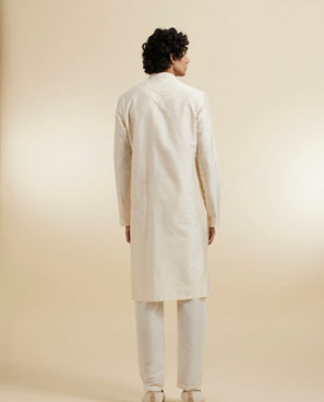 Diwas Men Elegant Cream Kurta Pajama