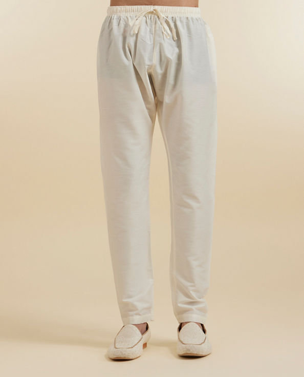 Diwas Men Elegant Cream Kurta Pajama