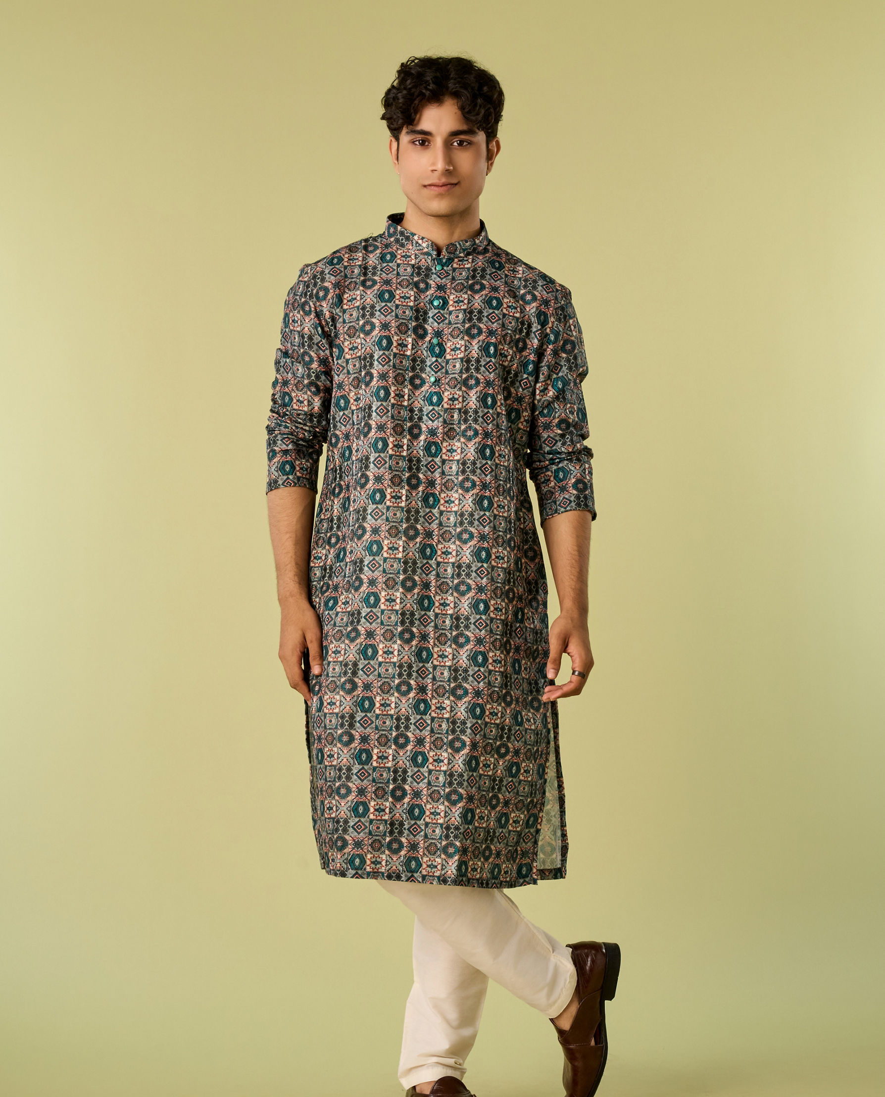 Diwas Men Emerald Allure Kurta Pajama