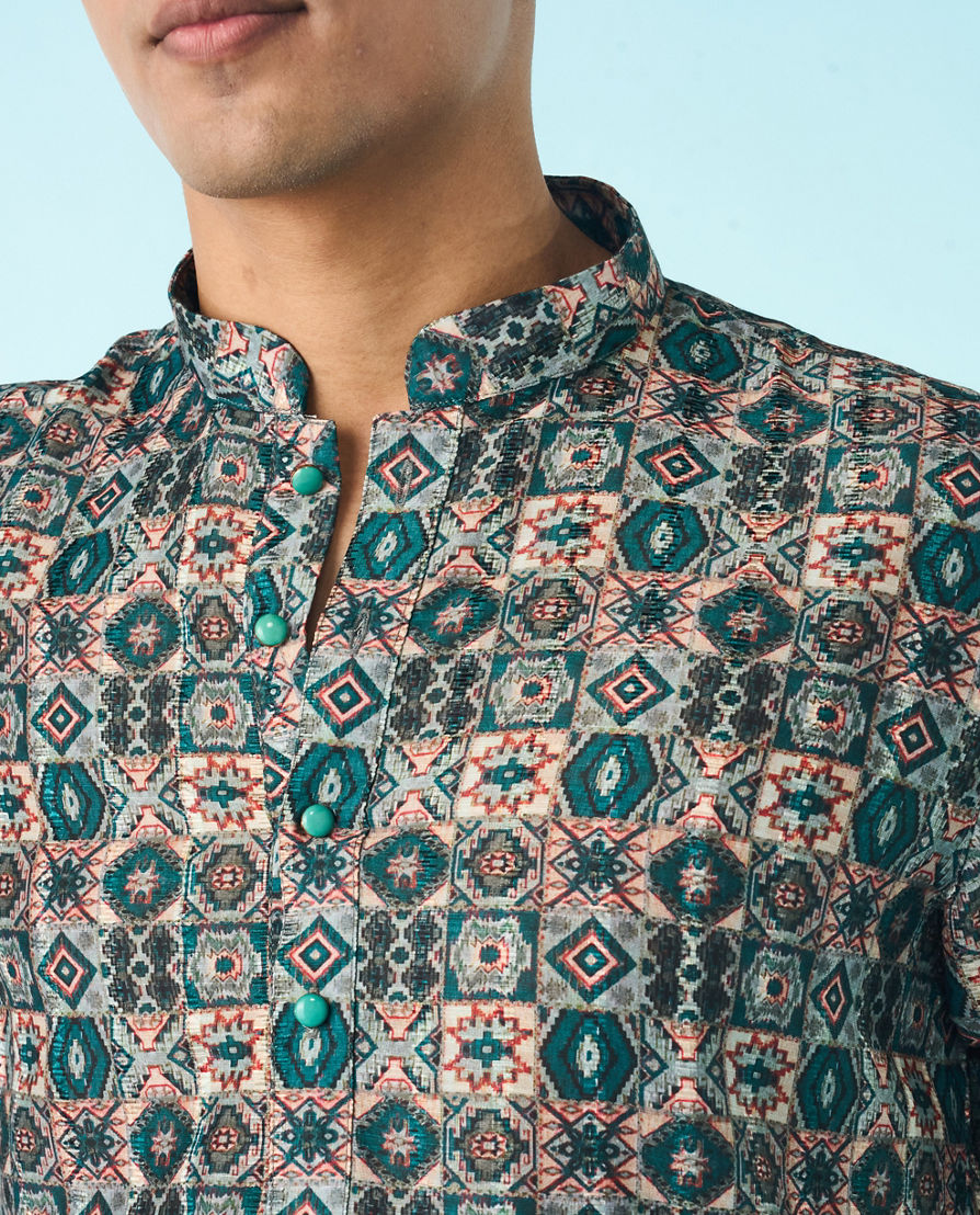 Diwas Men Emerald Allure Kurta Pajama