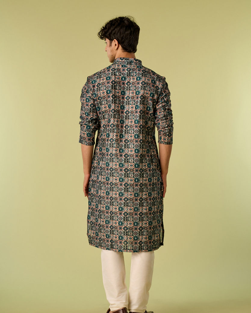 Diwas Men Emerald Allure Kurta Pajama