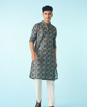 Diwas Men Emerald Allure Kurta Pajama