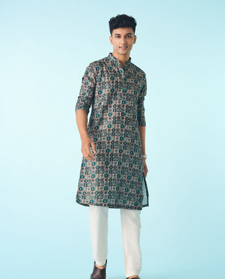 Diwas Men Emerald Allure Kurta Pajama