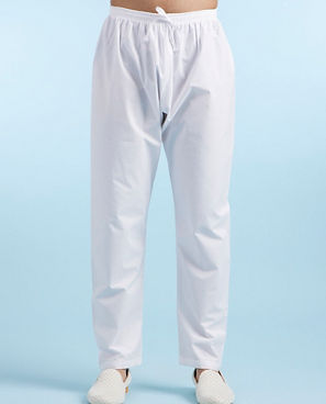 Diwas Men White Aqua Kurta Pajama