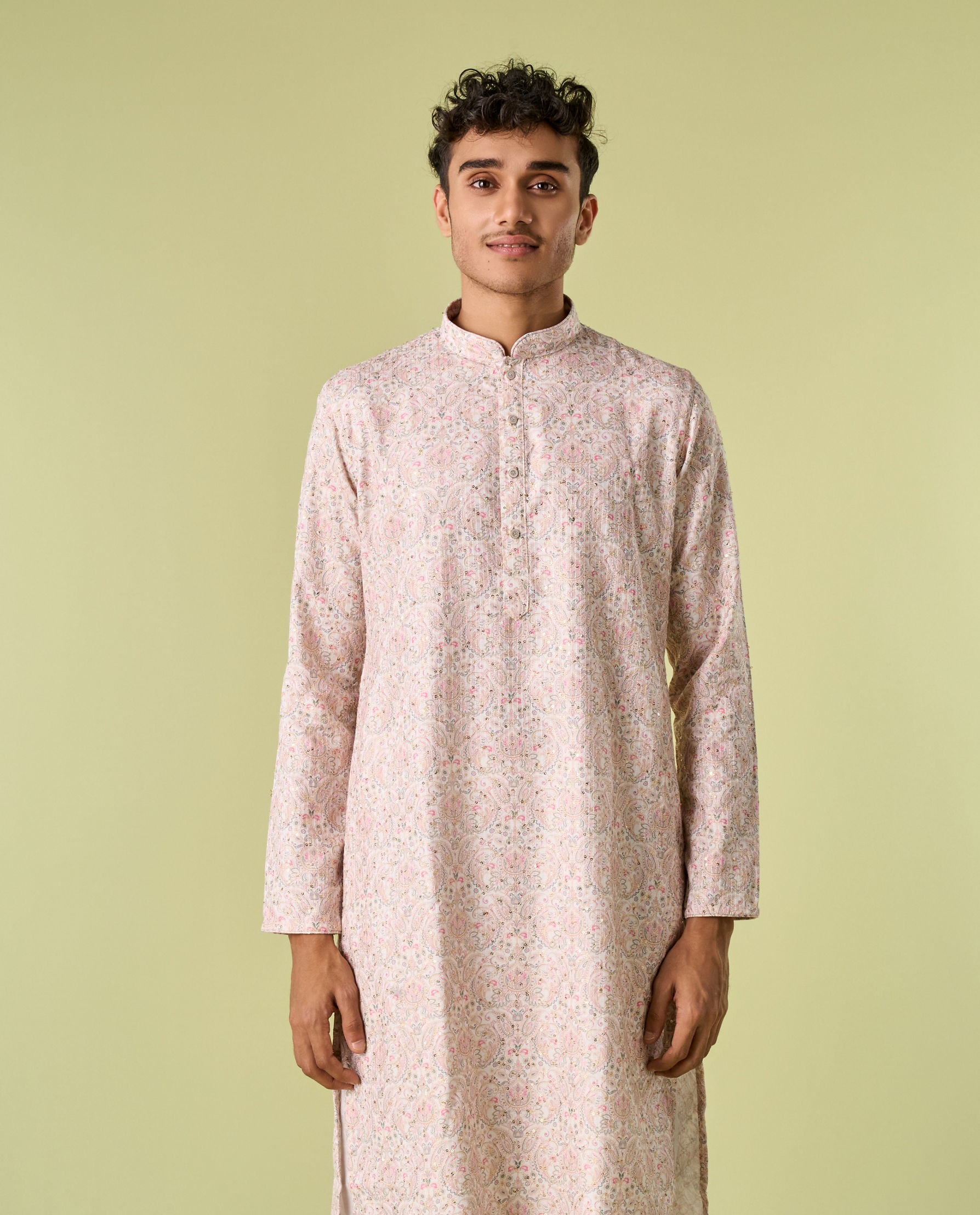 Diwas Men Cream Elegance Kurta Pajama