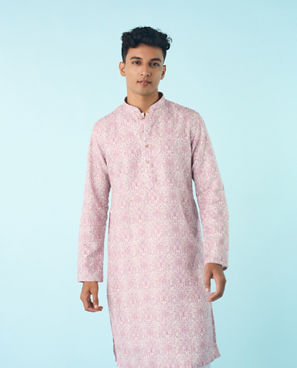 Diwas Men Lilac Festival Kurta Pajama