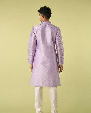 Diwas Men Purple Elegance Kurta Pajama
