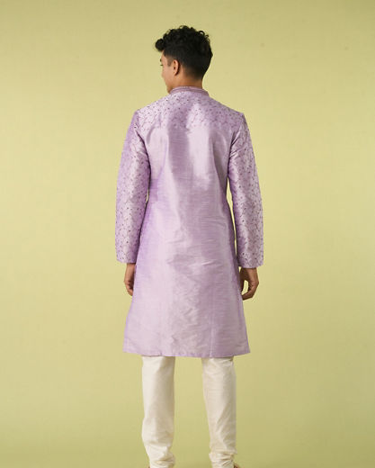 Diwas Men Purple Elegance Kurta Pajama