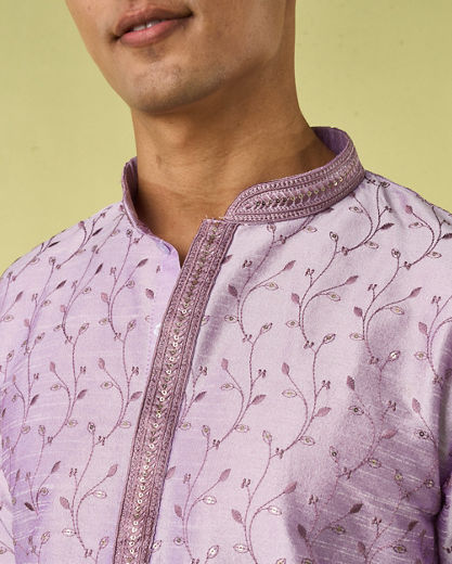 Diwas Men Purple Elegance Kurta Pajama