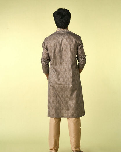 Diwas Men Pista Green Glory Kurta Pajama