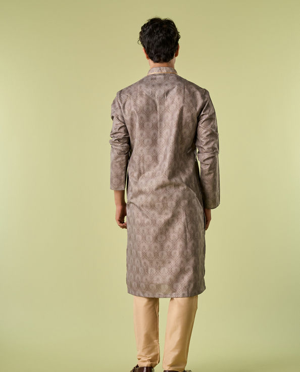 Diwas Men Pista Green Glory Kurta Pajama