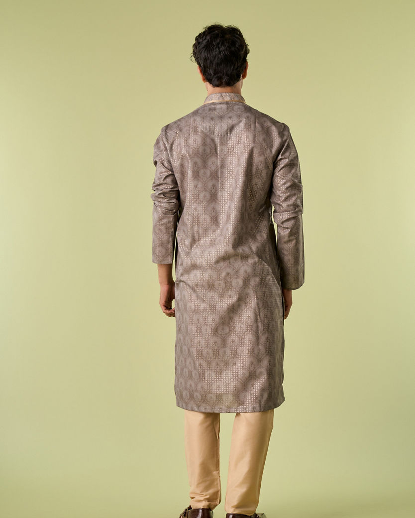 Diwas Men Pista Green Glory Kurta Pajama