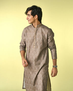 Diwas Men Pista Green Glory Kurta Pajama